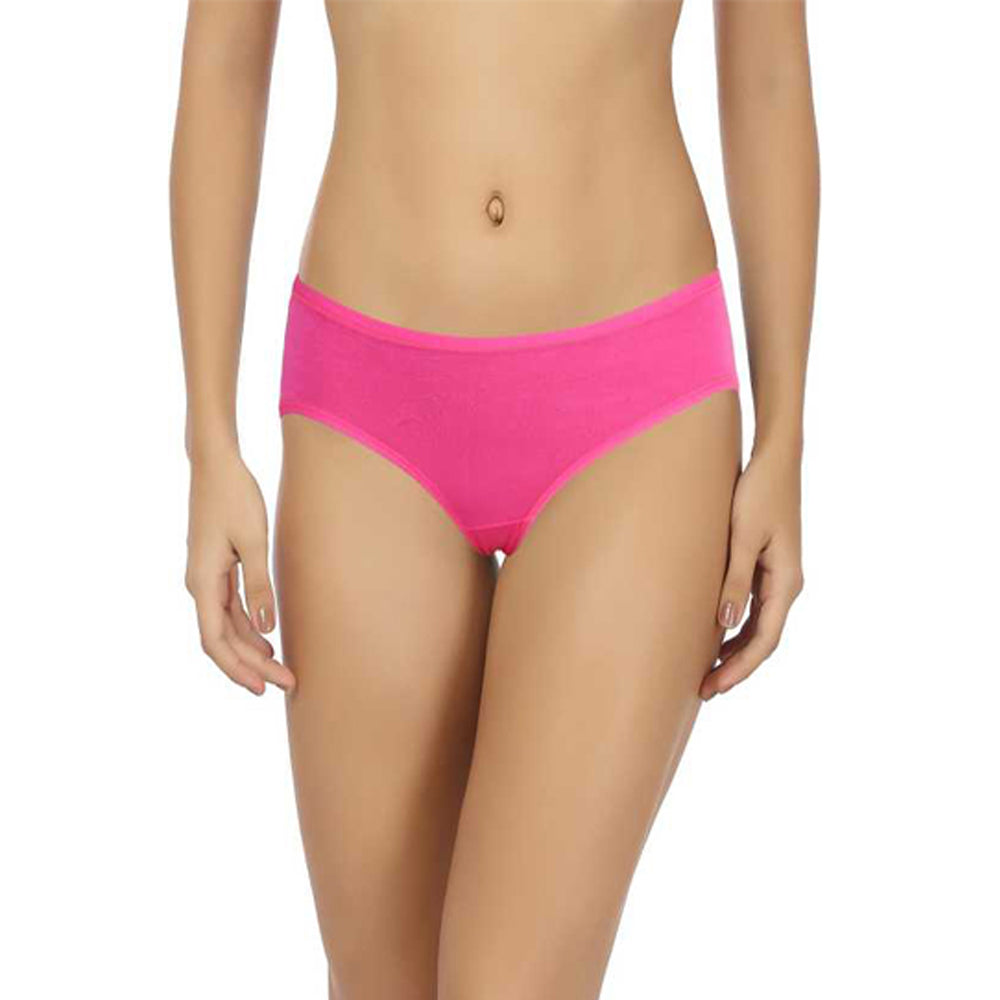 Comfy Snazzy Way Beauty Organic Plus Size Pure Magenta Cotton Panties(Pkt of 2) - lacysouls