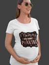 Mommy in the making maternity white t shirt