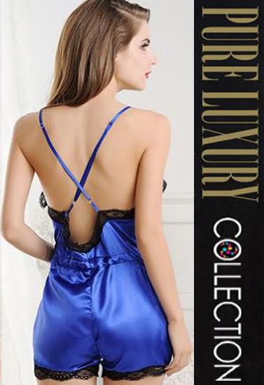 "Warner's"1 Set Sexy Backless Sling Lingerie Lace Slip Sleepwear - lacysouls