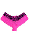 La Senza Gorgeous Pink Lace Cheekster Booty Shorts - lacysouls