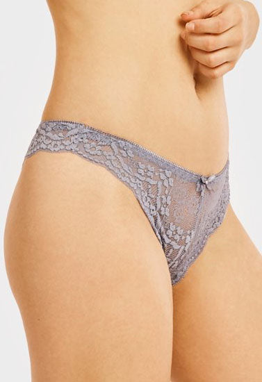 2 Pack Sexy Cheeky Back Lace Thong Panties - lacysouls