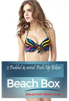 2 Padded &amp; Wired Push Up Bikini Bra Beach Box - lacysouls