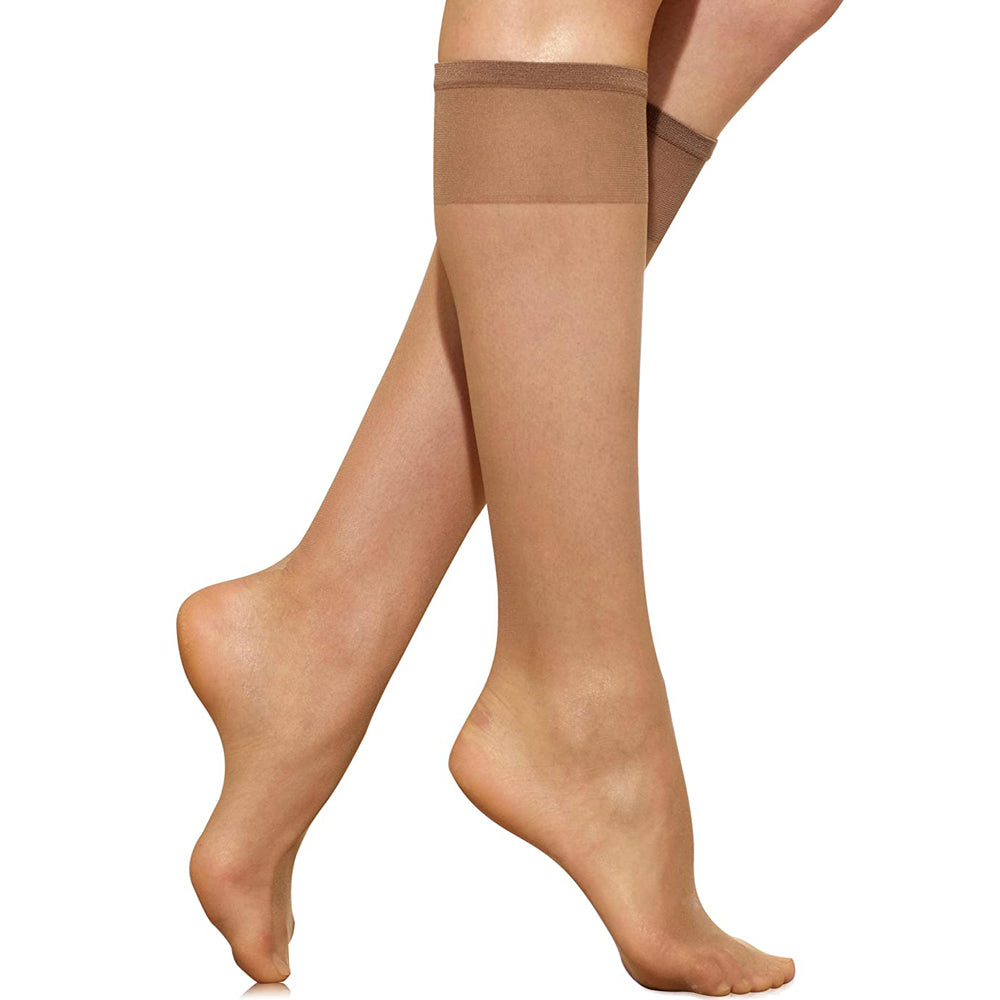 3 Pairs Knee high Smooth Stocking By Marks &amp; Spencer - lacysouls