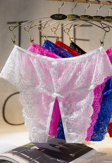 4XL-5XL French Daina opencrotch lace panty2Pack - lacysouls