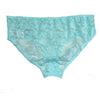 Sea Green Beautiful Floral Lace Full Coverage Panty - lacysouls