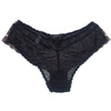 Vassarette Black transparent Lace Hipster Panty - lacysouls