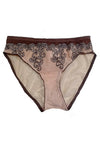 Miriale&#39;s Luxury Creame Front Embroidery Lace Trim Panty - lacysouls