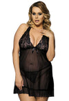 &quot;Black Magic&quot; Very Sexy Sheer Babydoll Nightwear Lingerie - lacysouls