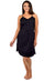 "Comfy"Black Pure Cotton Women's Sleepwear Nightwear - lacysouls