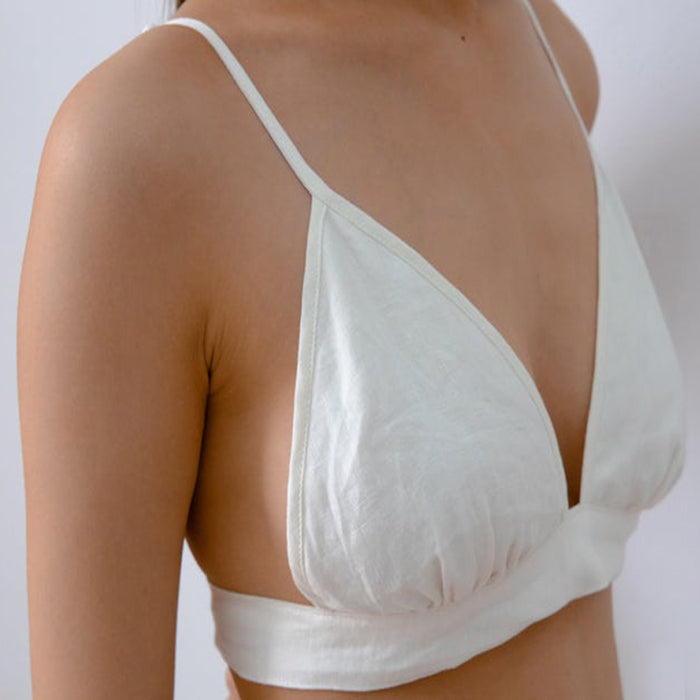 Pure Cotton Triangle Bra For Women - lacysouls