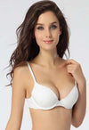 Comfy Padded &amp;amp; Underwired White Bra - lacysouls