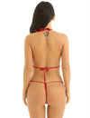 Flirty Red Extreme Micro Bikini set - lacysouls