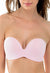 "COMFY" Half Cup Seamless Padded Luxury Pink Coloured Bra - lacysouls