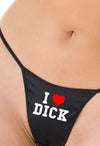 I Love Dick Printed G String Thong - lacysouls