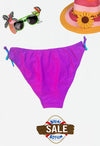Ladies No Show Purple Bikini Bottom - lacysouls