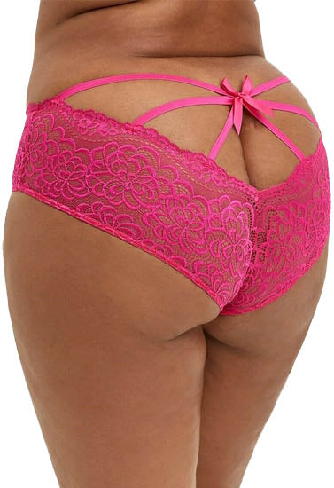 Plus size sexy cage back lace panties 4XL 5XL French Daina