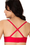 &quot;COMFY&quot; Banana Moon Red Seamfree Luxury Strapless Multiway Padded Bra - lacysouls