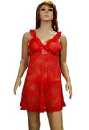 Red Sexy Seduction Wide Strap Camisole Nightwear - lacysouls