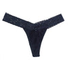 Seductive V-Cut Lace Trim Thong Panty Underwear - lacysouls