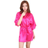 Shop Sexy Pink Crepe Robe With Free Thong - lacysouls