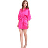 Shop Sexy Pink Crepe Robe With Free Thong - lacysouls