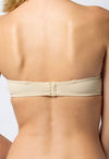 &quot;COMFY&quot; Smooth Seamless Strapless Beige Convertible Padded Bra - lacysouls