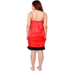 Red Color Chemise Top - lacysouls