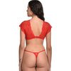 &quot;Very Sexy&quot; Red Lace Bra G-String Set - lacysouls