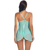 French diana Turquoise sheer babydoll nightwear - lacysouls