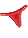 Custom Design Sexy Red Comfy Cotton String Thong - lacysouls